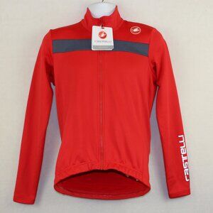 New Castelli Puro 3 Long Sleeve Bike Cycling Racing Zip Jersey (Men Medium)